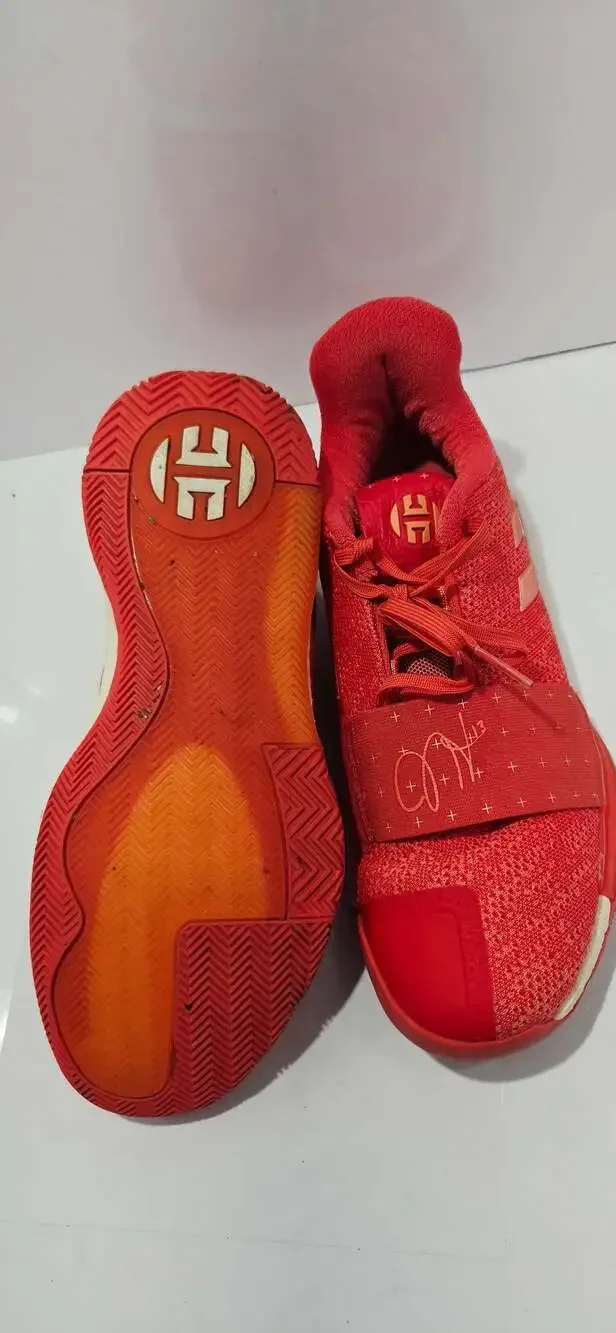 Adidas Harden Vol. 3 Chalk Coral Basketball Shoes D96990 Red Men's
